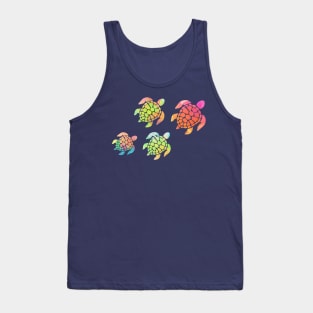 Tropical Hawaiian Sea Turtles Magic Islands Lovers Gift Tank Top